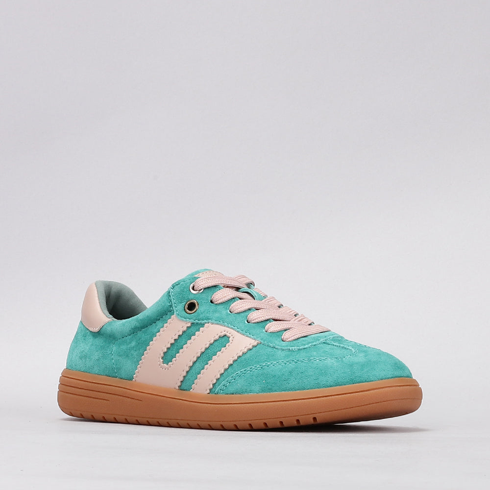 LE SANSA JUNO PINE GREEN / TAUPE - Women Sneakers - Collective Shoes 