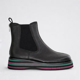 DJANGO & JULIETTE GELLIE BLACK - Women Boots - Collective Shoes 