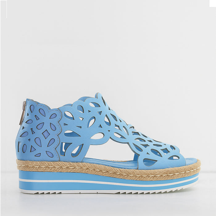 DJANGO & JULIETTE ADELY NEW BLUE - Women Sandals - Collective Shoes 