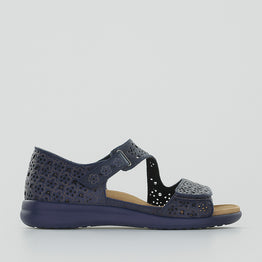 ZIERA BIZZA NAVY - Women Sandals - Collective Shoes 