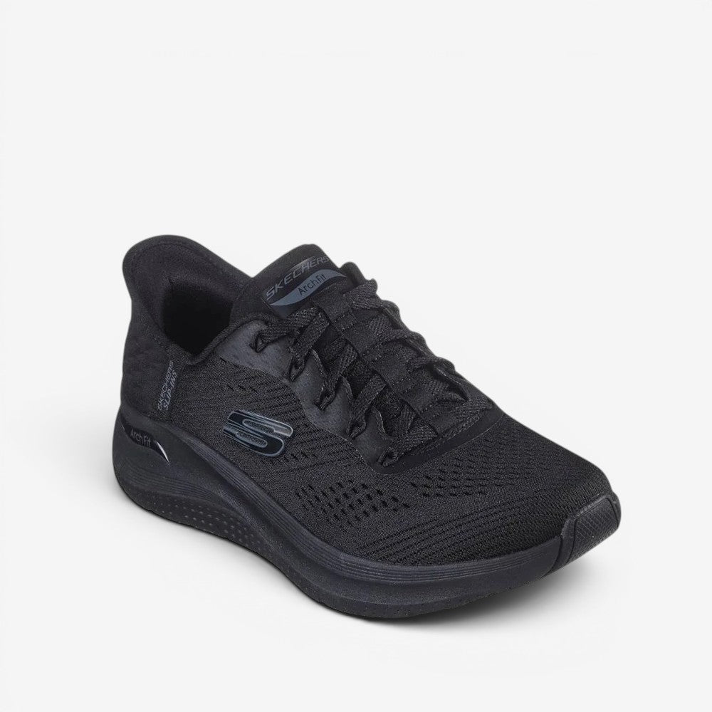 SKECHERS SLIP-INS ARCH FIT 2.0 WIDE FIT BLACK