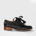 Load image into Gallery viewer, BRESLEY AVIT BLACK CROC - Women Lace Ups - Collective Shoes 
