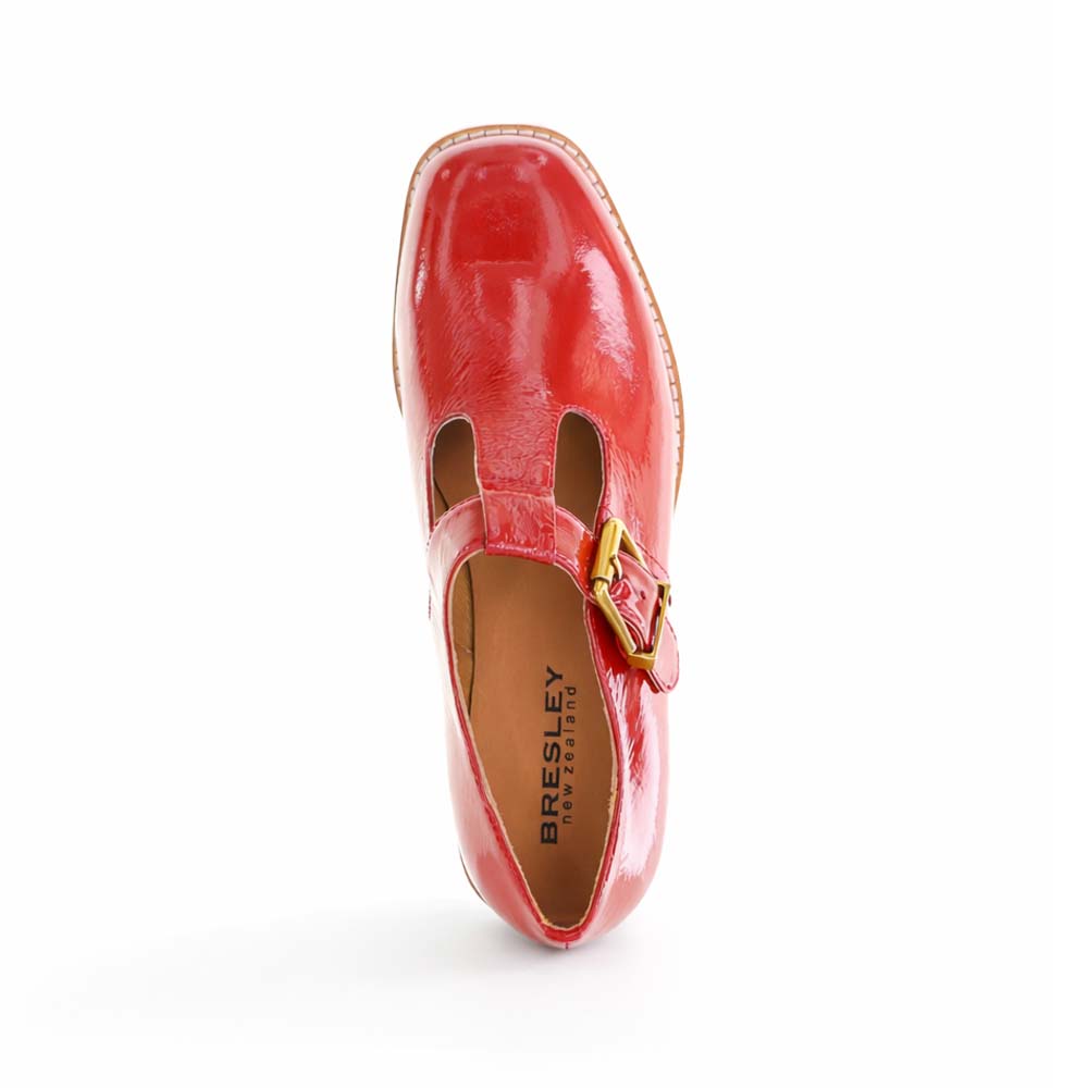 BRESLEY DERRY RED PATENT - Women Heels - Collective Shoes 