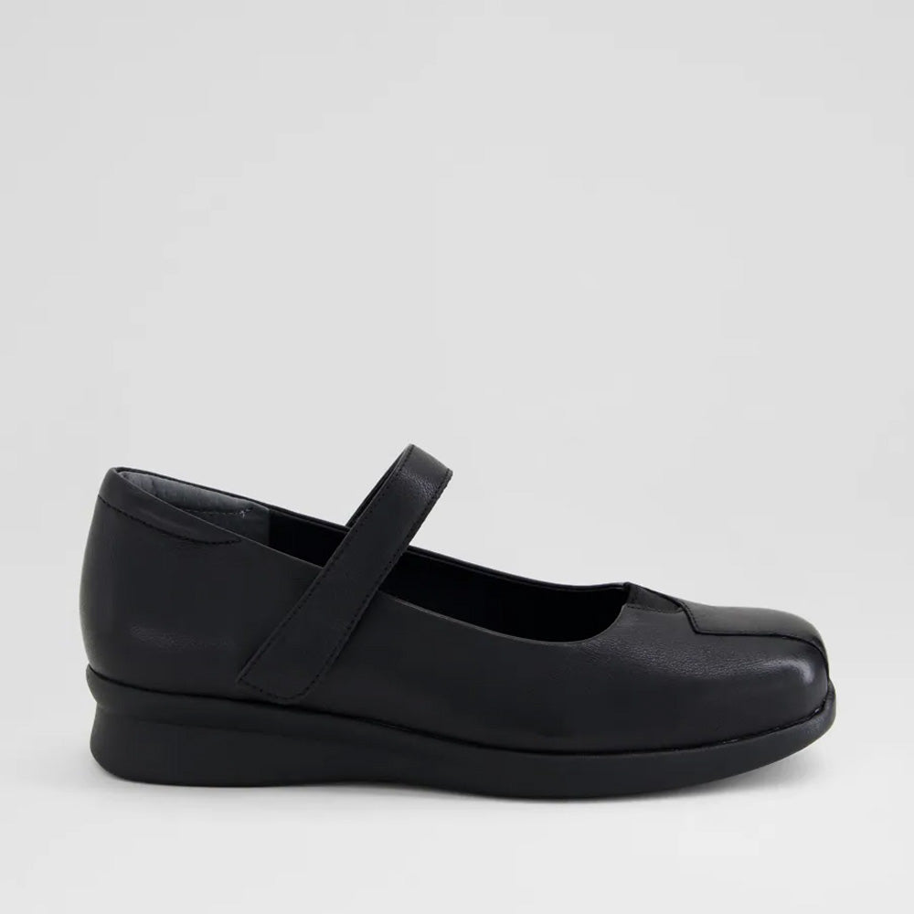 ZIERA RHAPSODY BLACK - Women Flats - Collective Shoes 
