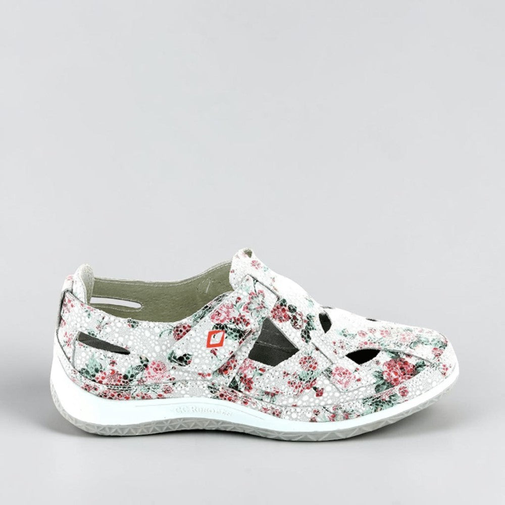 CC RESORTS JACKIE WHITE GREEN FLORAL - Women Casuals - Collective Shoes 