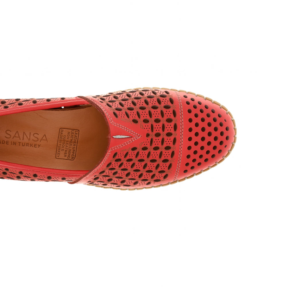 LE SANSA MELLOW RED - Women Slip On - Collective Shoes 