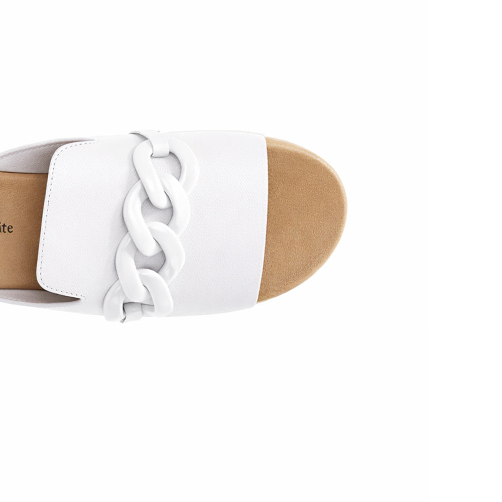 DJANGO & JULIETTE RABLISSY WHITE - Women Wedge - Collective Shoes 