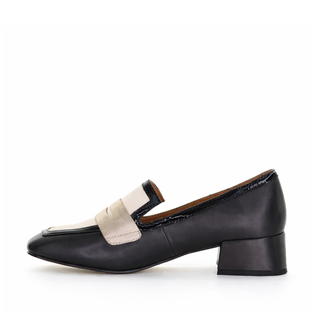 BRESLEY DENIAL BLACK MULTI - Women Loafers - Collective Shoes 