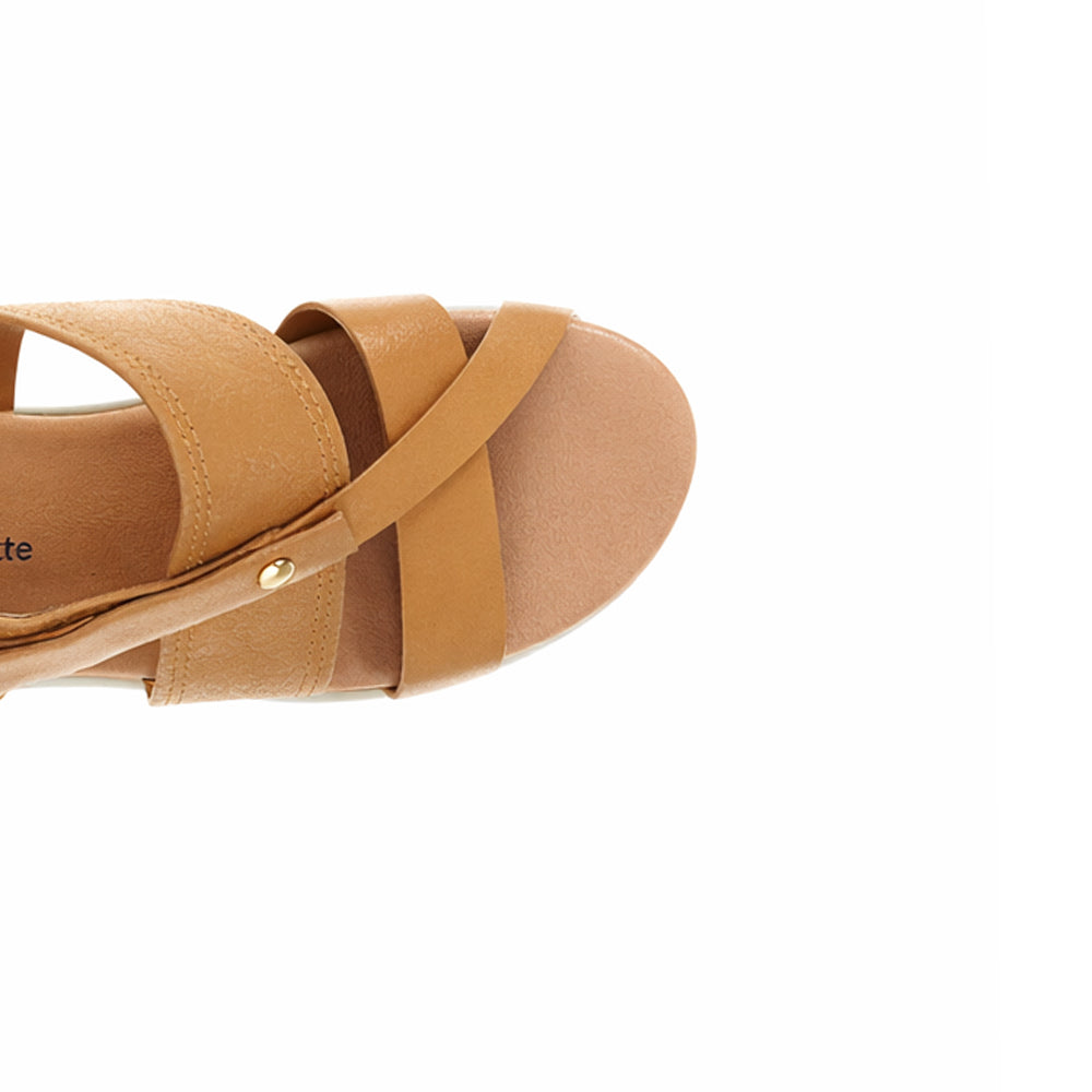 DJANGO & JULIETTE ROSALYN DK TAN - Women Sandals - Collective Shoes 