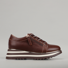 LE SANSA SKIPPA CHOCOLATE - Women Sneakers - Collective Shoes 