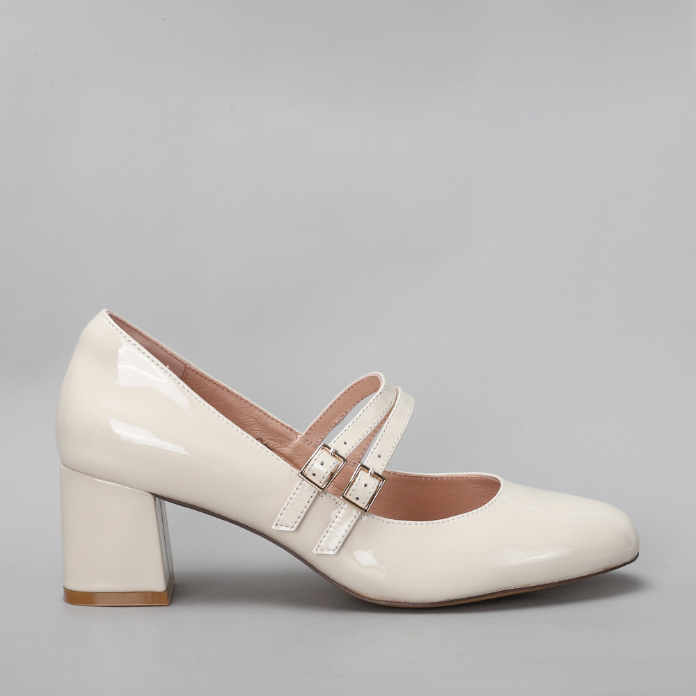 NAKED ARCHES CIDER NUDE PATENT - Women Heels - Collective Shoes 