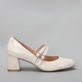 NAKED ARCHES CIDER NUDE PATENT - Women Heels - Collective Shoes 