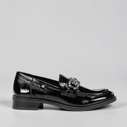 DORKING HARVARD NERO - Women Loafers - Collective Shoes 