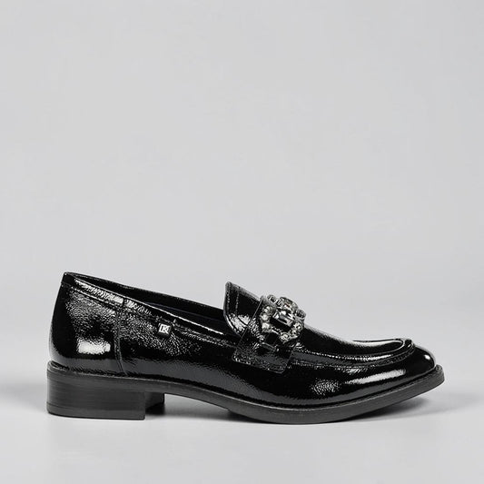 DORKING HARVARD NERO - Women Loafers - Collective Shoes 