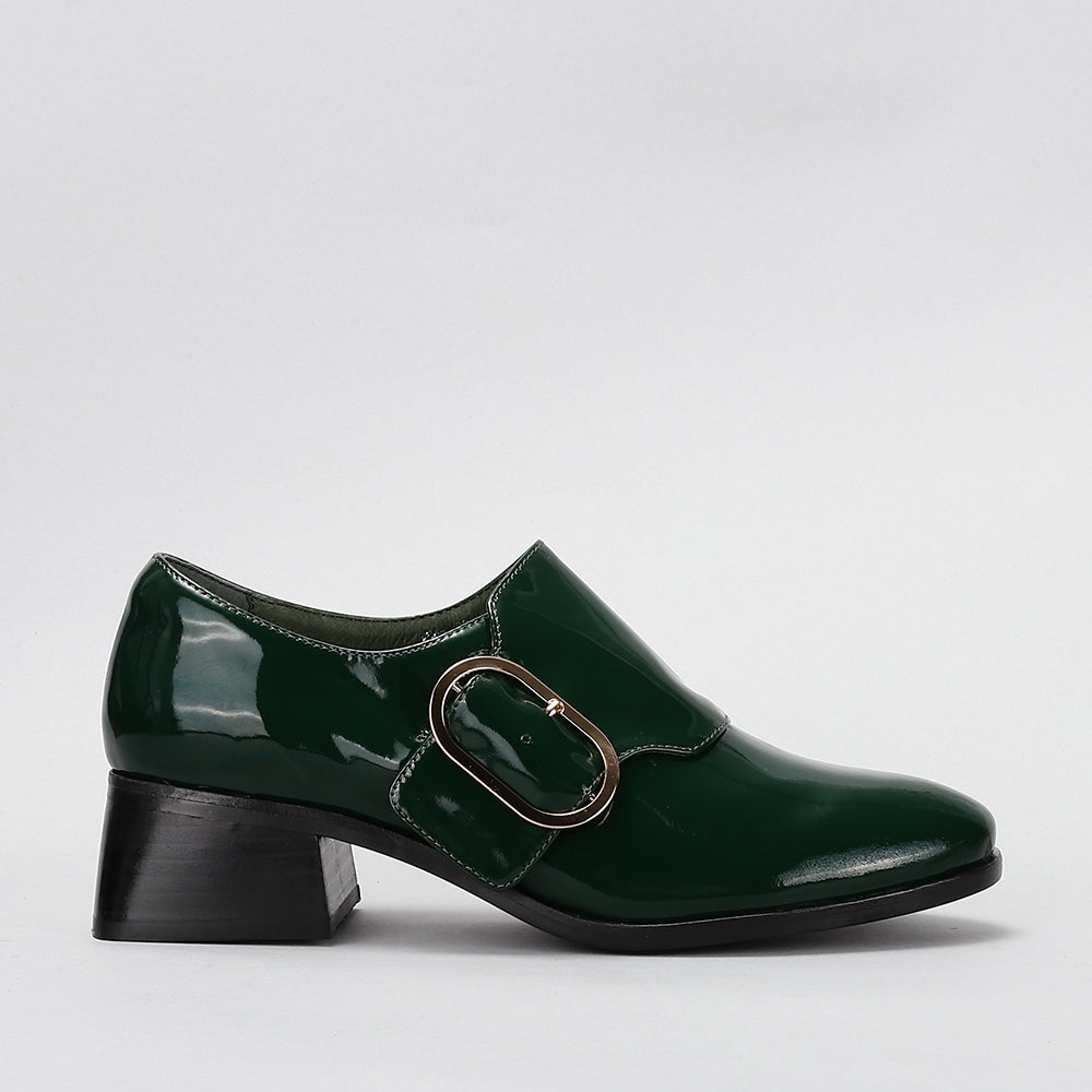 LE SANSA RICE BOTTLE GREEN - Women Loafers - Collective Shoes 
