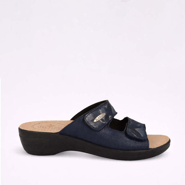 FLY FLOT T5B18 QE BLU - Women slippers - Collective Shoes 
