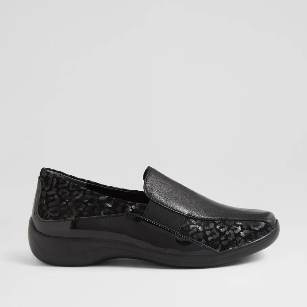 ZIERA JOKEA BLACK MULTI - Women Loafers - Collective Shoes 