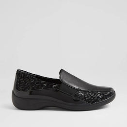 ZIERA JOKEA BLACK MULTI - Women Loafers - Collective Shoes 