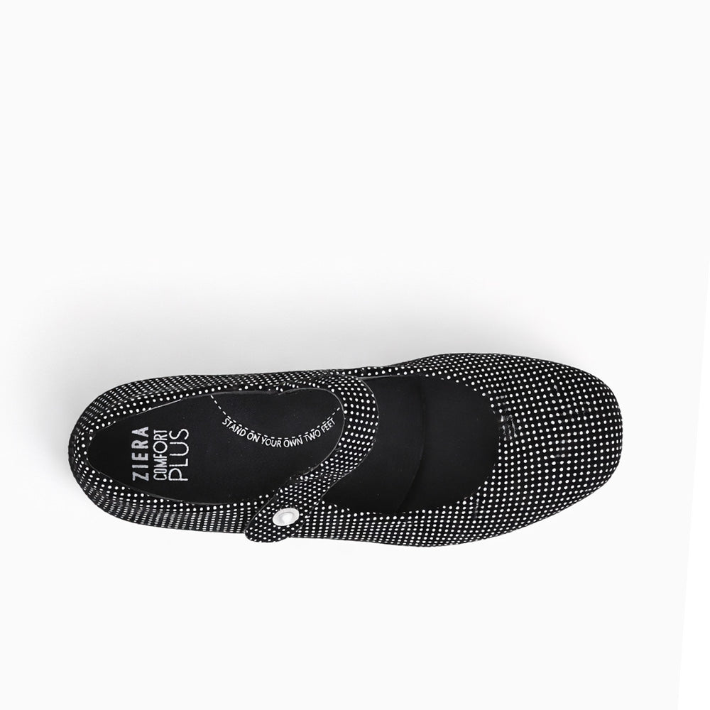 ZIERA KITTY BLACK SPOT - Women Heels - Collective Shoes 