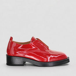 BRESLEY PANDORA RED PATENT - Women Loafers - Collective Shoes 