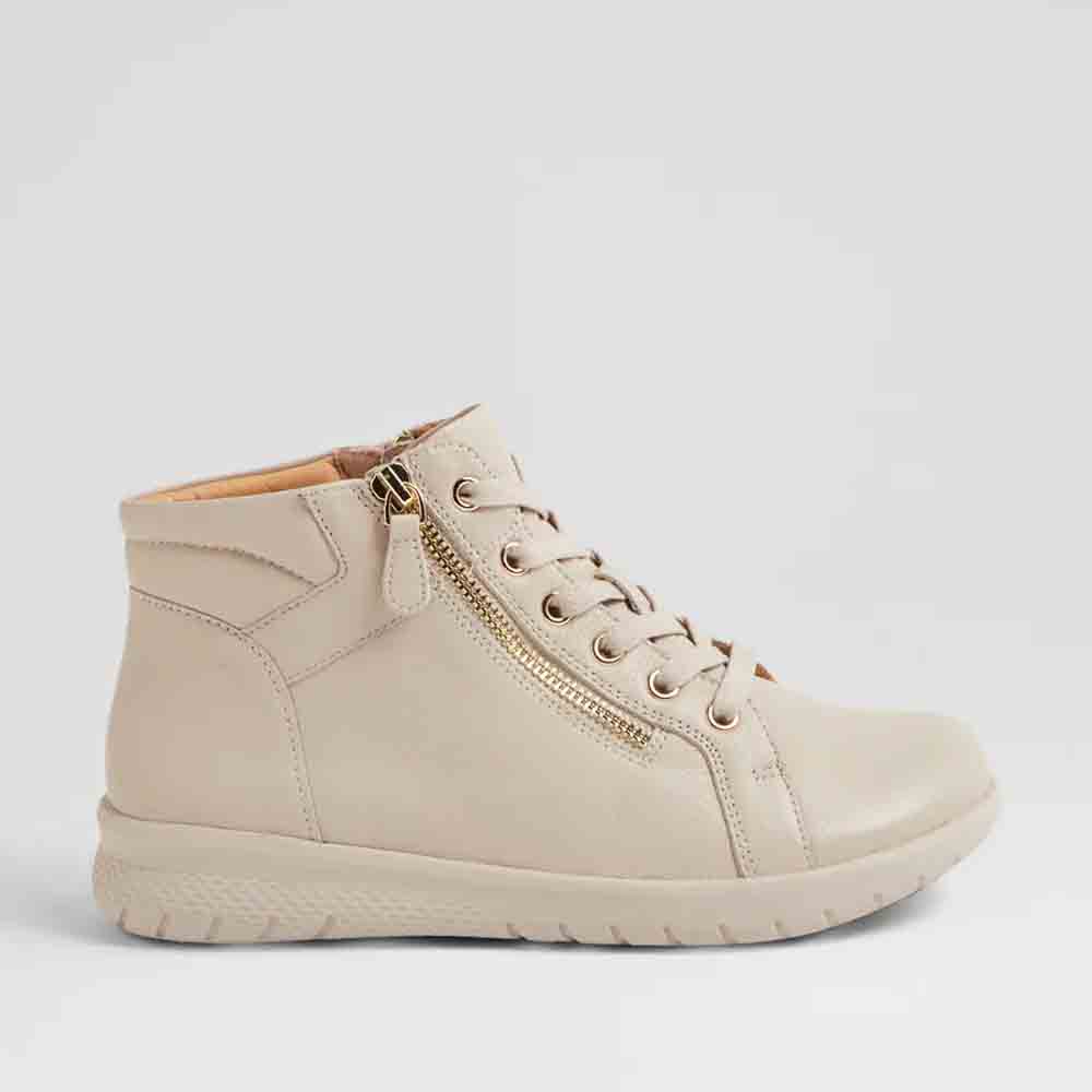 ZIERA SHAUNAT ALMOND - Women Boots - Collective Shoes 