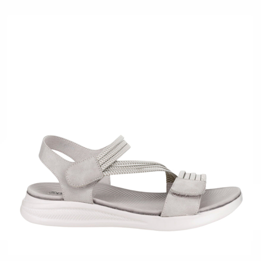 CC RESORTS FLORRIE LT GREY - Women Sandals - Collective Shoes 