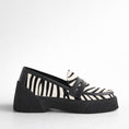 Load image into Gallery viewer, MINX NELLA ZEBRA STRIPE - Women Loafers - Collective Shoes 
