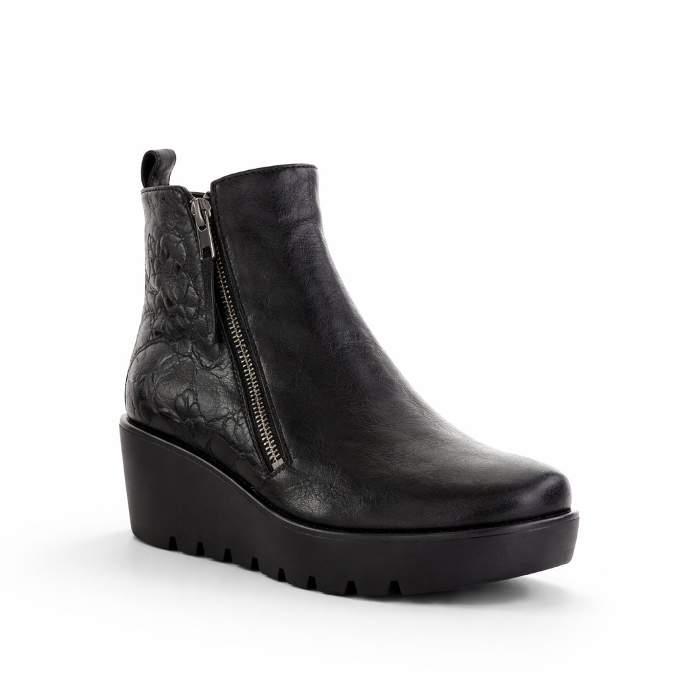 BRESLEY PUZZLE DAISY EMBOSS - Women Boots - Collective Shoes 