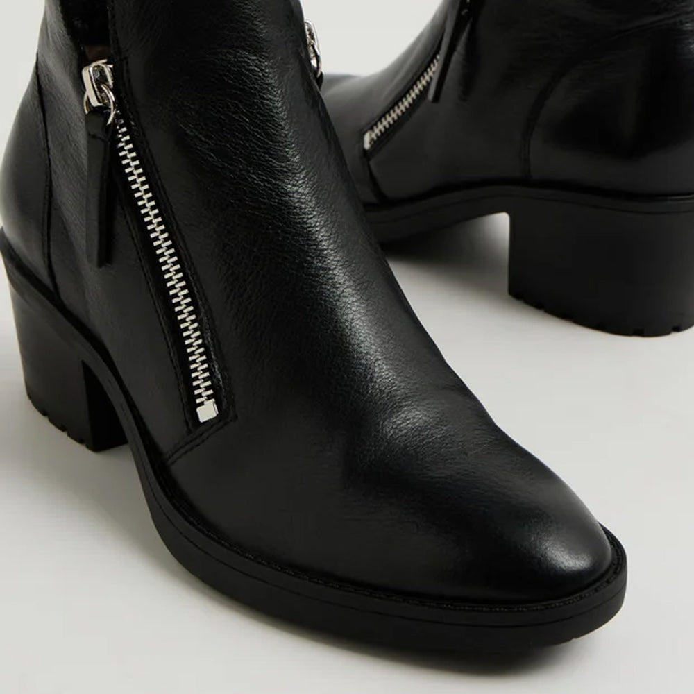 DJANGO & JULIETTE LETTICE BLACK - Women Boots - Collective Shoes 