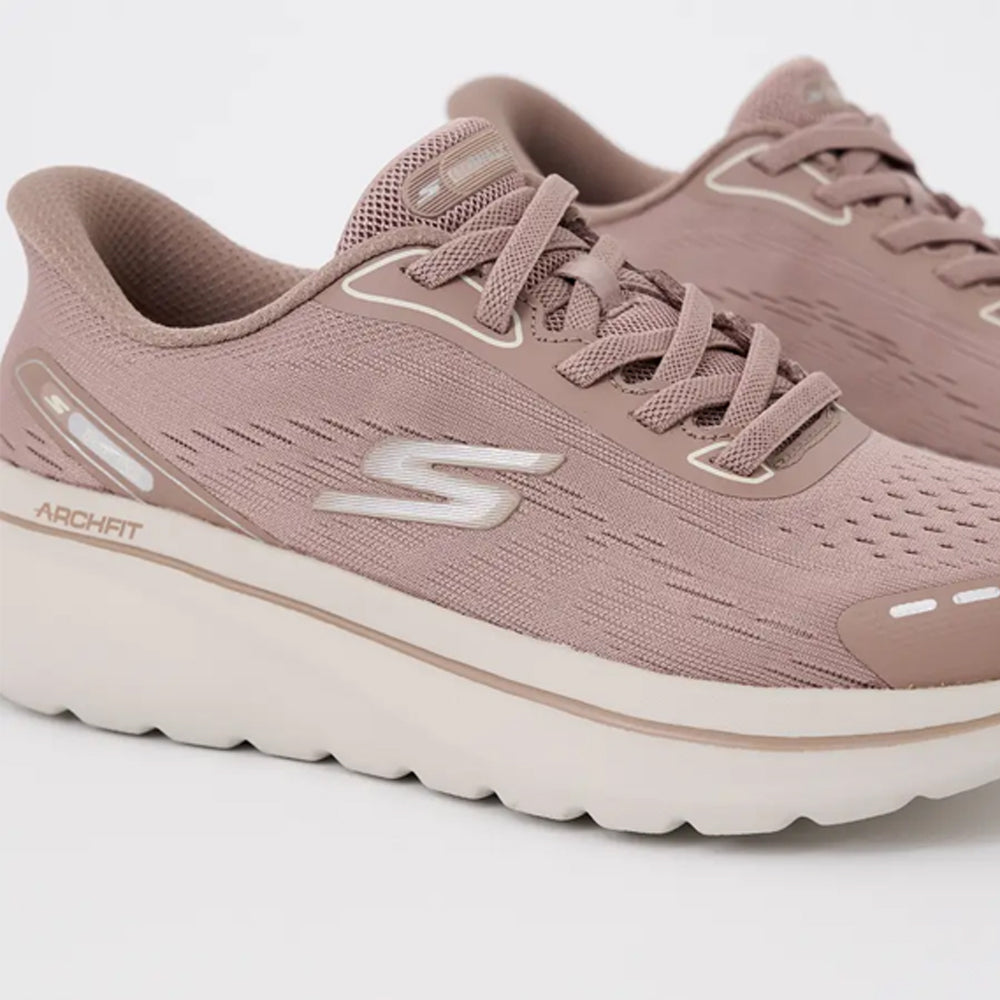 SKECHERS GO WALK ARCH FIT N-JOY TAUPE - Women Sneakers - Collective Shoes 