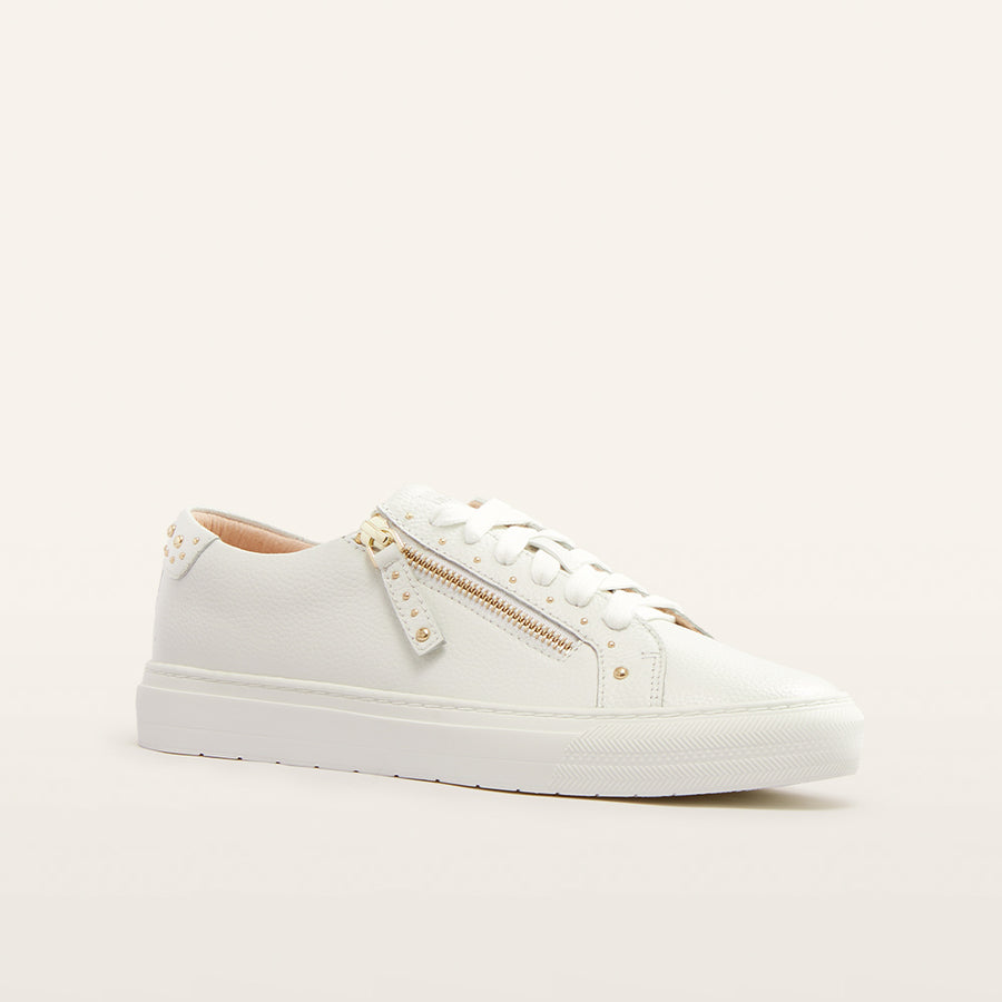 FRANKIE4 BILLIE WHITE STUD - Women sneakers - Collective Shoes 