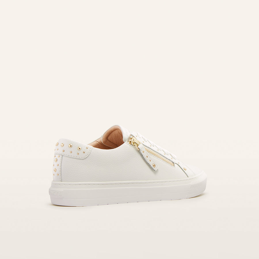 FRANKIE4 BILLIE WHITE STUD - Women sneakers - Collective Shoes 