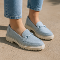 Load image into Gallery viewer, LE SANSA DEEJAY BLUE - Women Loafers - Collective Shoes 
