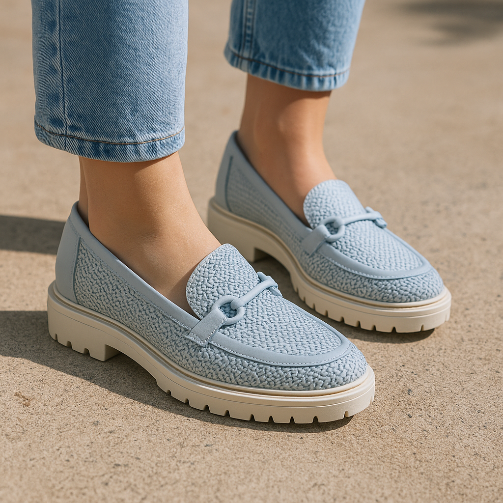 LE SANSA DEEJAY BLUE - Women Loafers - Collective Shoes 
