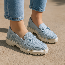 LE SANSA DEEJAY BLUE - Women Loafers - Collective Shoes 