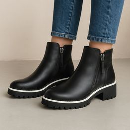 LE SANSA EAST BLACK - Women Boots - Collective Shoes 