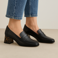 Load image into Gallery viewer, BRESLEY PAVON BLACK - Women Loafers - Collective Shoes 
