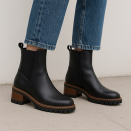 LE SANSA ZINA BLACK - Women Boots - Collective Shoes 