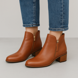 NAKED ARCHES OXLEY 2.0 COGNAC - Women Boots - Collective Shoes 