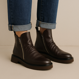 EOS THEONA CHESTNUT - Women Boots - Collective Shoes 