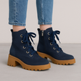 Load image into Gallery viewer, BRESLEY SABRE NAVY NUBUCK - Women Boots - Collective Shoes 
