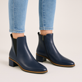 Load image into Gallery viewer, LE SANSA RING NAVY - Women Boots - Collective Shoes 
