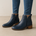 Load image into Gallery viewer, LE SANSA OXLEY NAVY - Women Boots - Collective Shoes 
