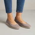 Load image into Gallery viewer, LE SANSA BARBIE TAUPE - Women Belle Flats - Collective Shoes 
