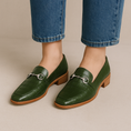 Load image into Gallery viewer, LE SANSA DJANGO OLIVE - Women Loafers - Collective Shoes 
