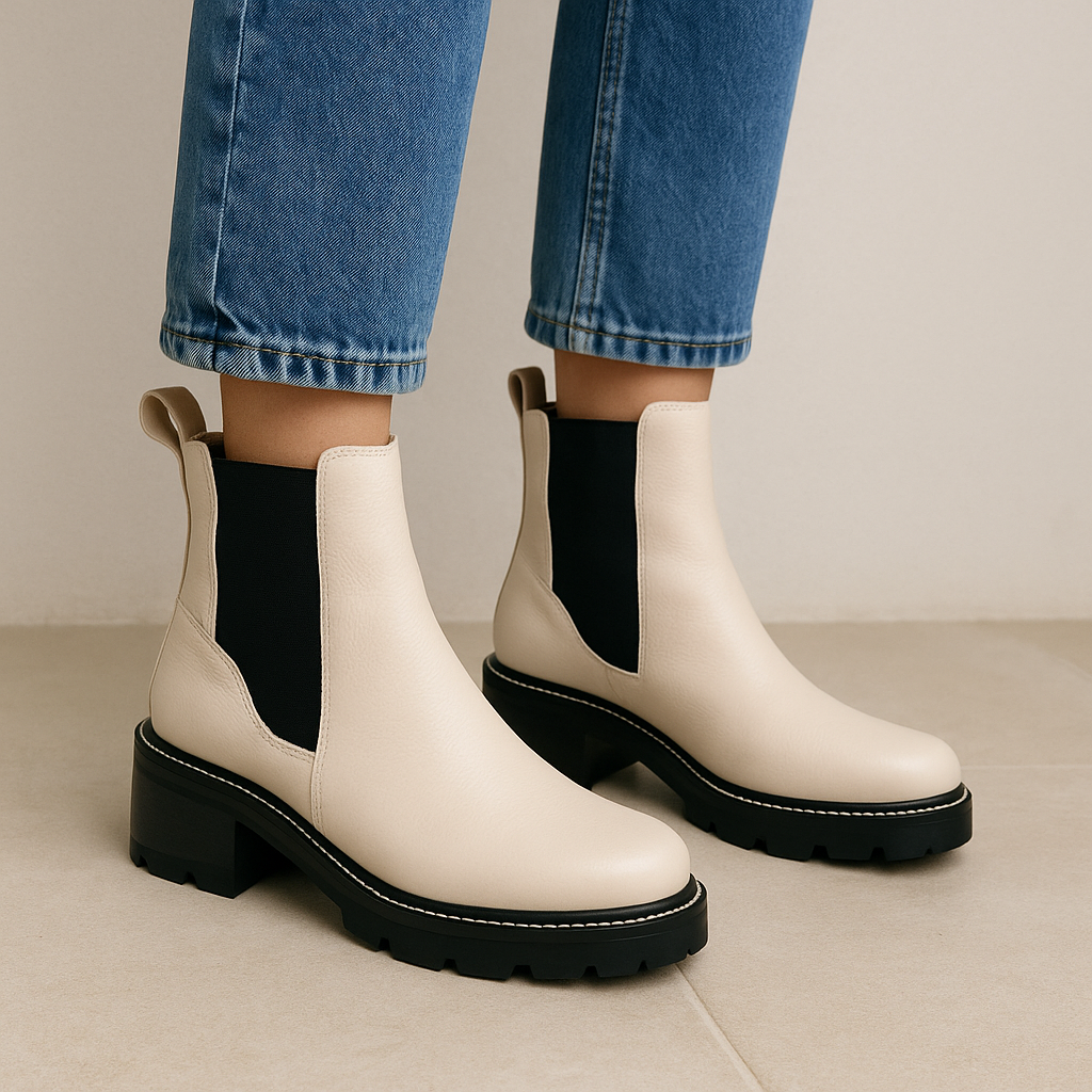 BRESLEY DAKTARI BONE BLACK - Women Boots - Collective Shoes 