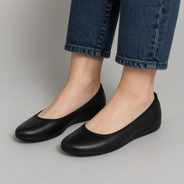 LE SANSA BARBIE BLACK - Women Belle Flats - Collective Shoes 