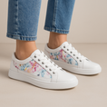 Load image into Gallery viewer, ZIERA DANNI WHITE FLORAL EMBOSSED - Women sneakers - Collective Shoes 
