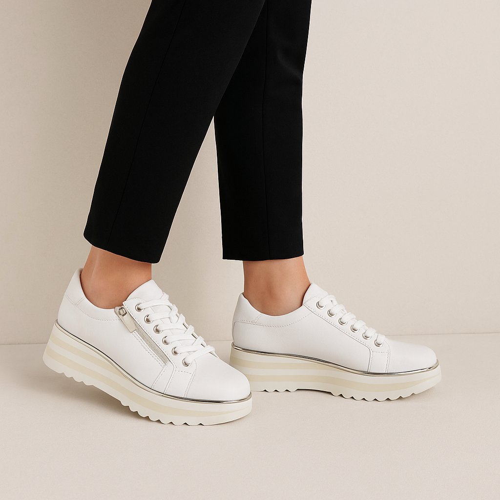 DJANGO & JULIETTE EAMMES WHITE - Women Sneakers - Collective Shoes 