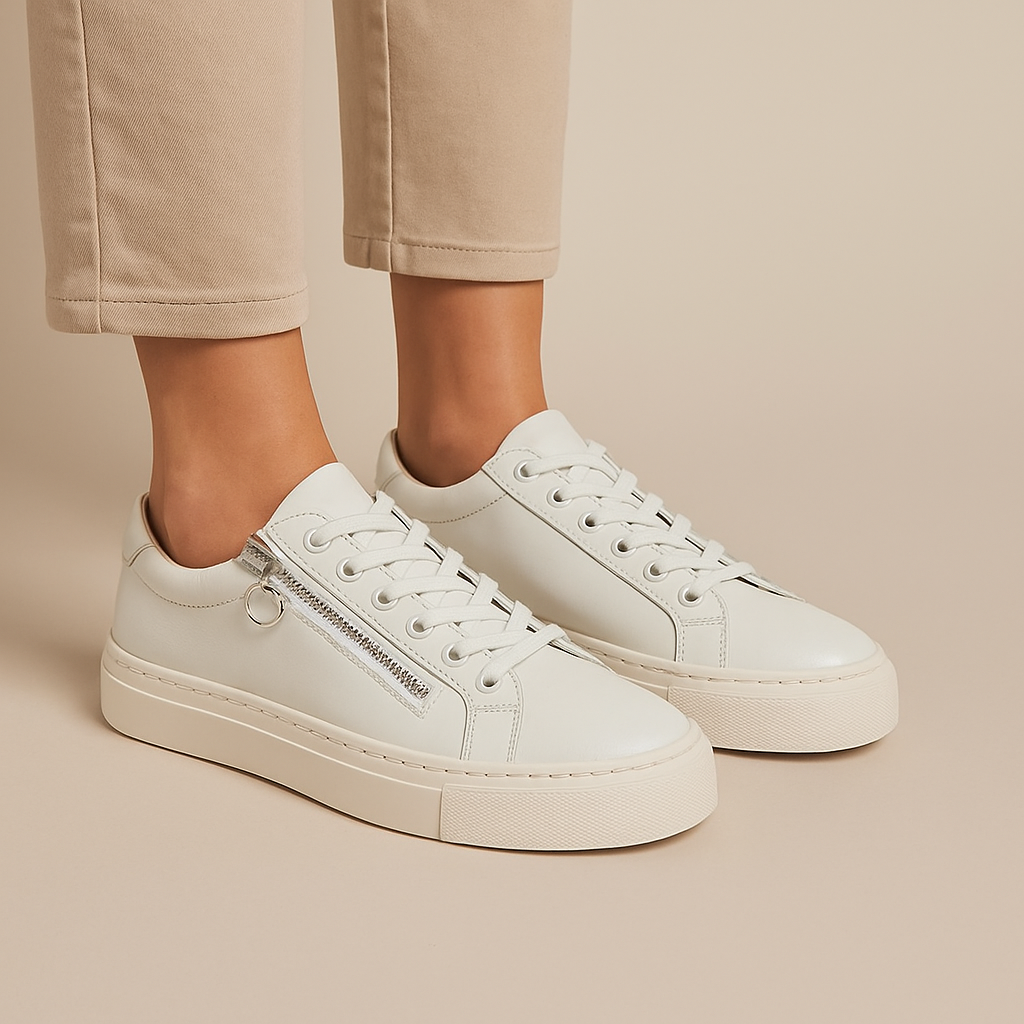 ZIERA PAMELA WHITE - Women sneakers - Collective Shoes 